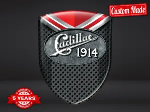 Cadillac Etichette Coprimozzo Lusso Eleganti Adesivi Cupola